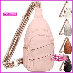 Small Waterproof Crossbody Bag Fanny Pack Travel Purse for Women